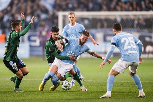 Varbergs Mads Borchers och Malmö FFs Pontus Jansson