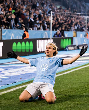 Malmö FFs Sebastian Nanasi jublar