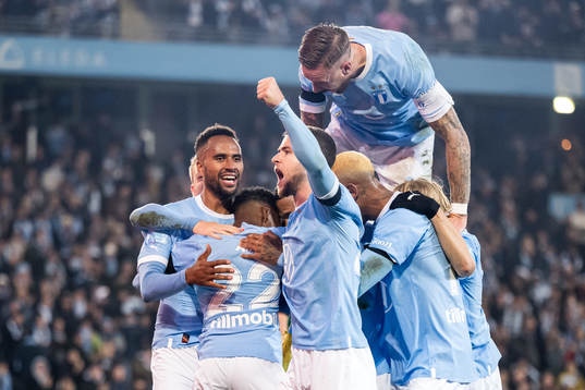 Malmö FFs Isaac Kiese Thelin jublar