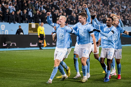 Malmö FFs Otto Rosengren jublar