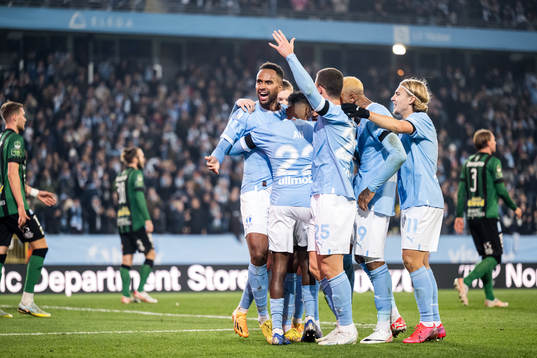 Malmö FFs Isaac Kiese Thelin jublar