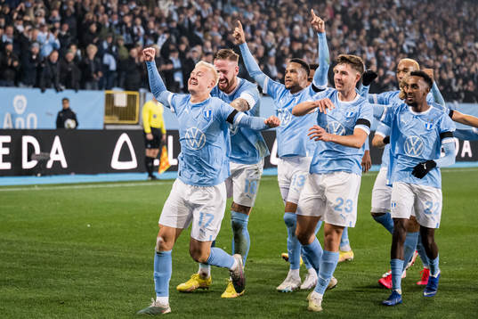 Malmö FFs Otto Rosengren jublar