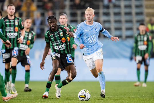 Varbergs Filipe Sisse ochMalmö FFs Otto Rosengren