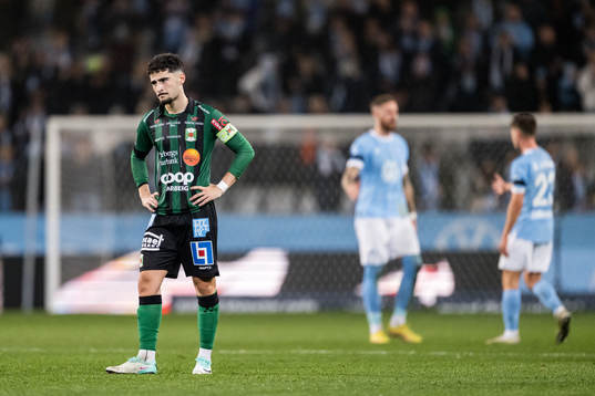 Varbergs Ismet Lushaku deppar