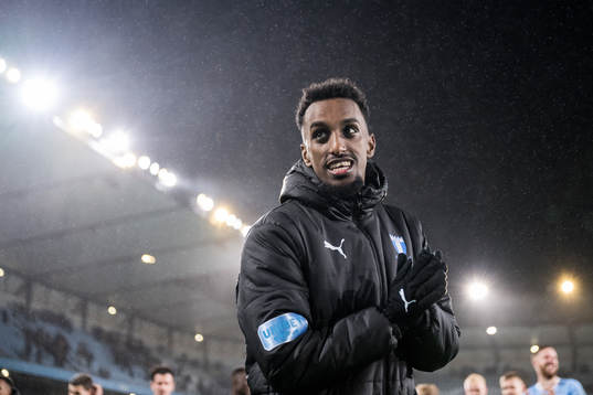 Malmö FFs Taha Ali jublar