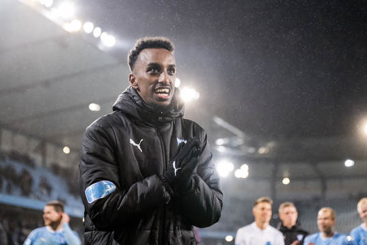Malmö FFs Taha Ali jublar