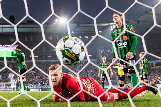 Varbergs Fredrik Andersson och Hampus Zackrisson deppar