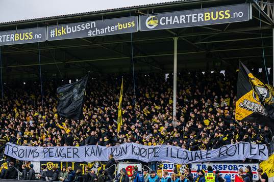 Spectators in the stands