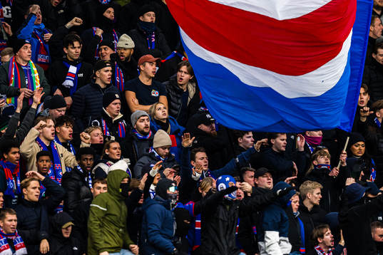 Spectators in the stands