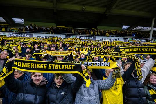 Spectators in the stands