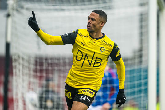 Mathis Gazoa Kippersund Bolly of Lillestrøm celebrates