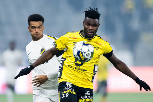 Elfsborgs Ibrahim Buhari och AIKs Rui Modesto