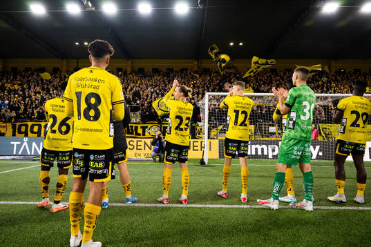 Elfsborgs spelare jublar
