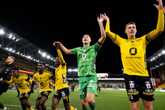 Elfsborgs spelare jublar