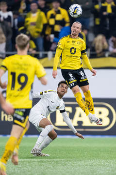 AIKs Abdihakin Ali och Elfsborgs Niklas Hult