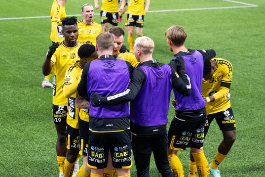 Elfsborgs spelare jublar