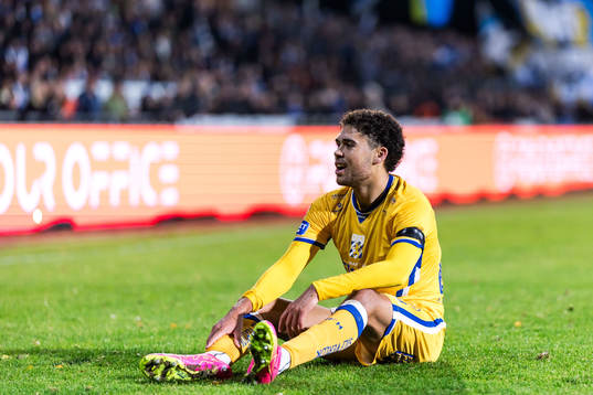 IFK Göteborgs Thomas Santos deppar fotbollsmatchen i