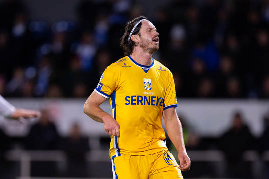 IFK Göteborgs Gustav Svensson deppar
