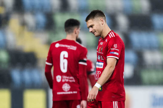 Skövde AIKs Gustav Broman deppar