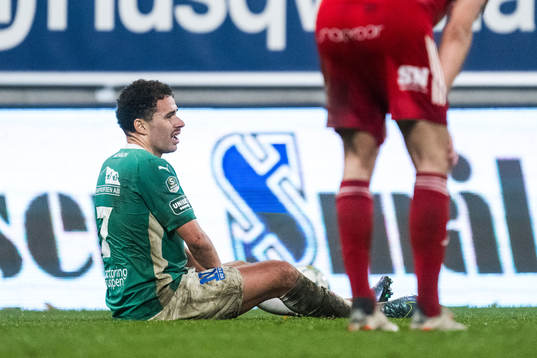 Jönköpings Södras Malkolm Moenza deppar
