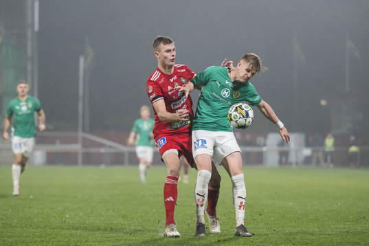 Skövde AIKs Filip Schyberg och Jönköpings Södras Ben