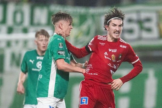 Jönköpings Södras Ben Engdahl och Skövde AIKs Hugo