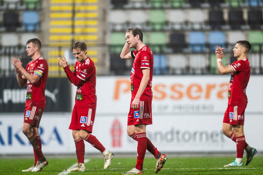 Skövde AIKs Mikael Mörk deppar
