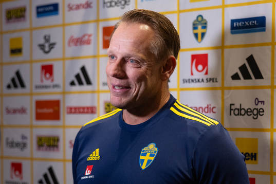 Head of security Stefan Dejemyr of Sweden is interviewed at