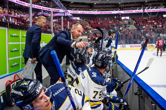 HV71s tränare Johan Lindbom