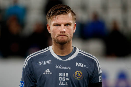 GIF Sundsvalls målvakt Oscar Jonsson
