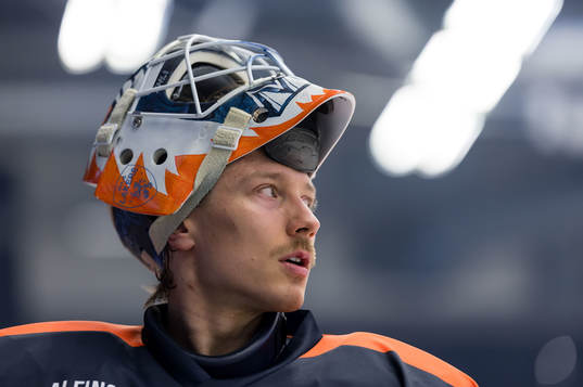 Växjös målvakt Emil Larmi