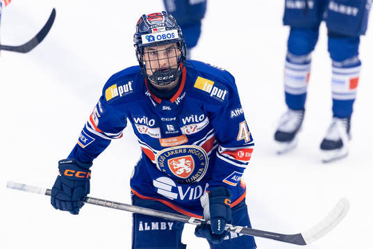 Växjös Noah Östlund jublar