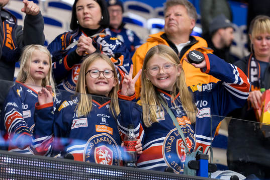 Växjös supportrar jublar