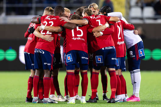 Öster samlade innan fotbollsmatchen i Superettan mellan