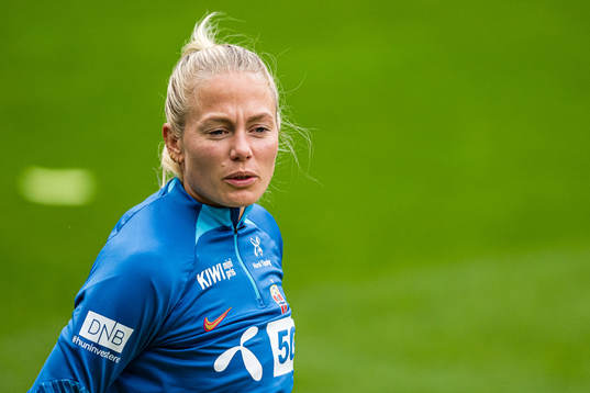 Guro Bergsvand of the Norwegian women's national football