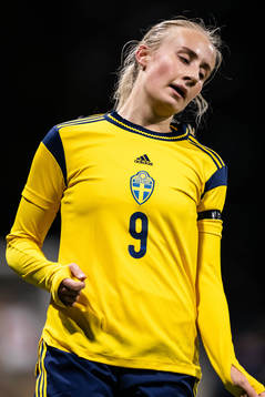 Ida Åkerlund of Sweden looks dejected