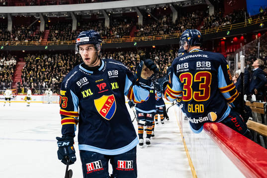 Djurgårdens Anton Gradin jublar