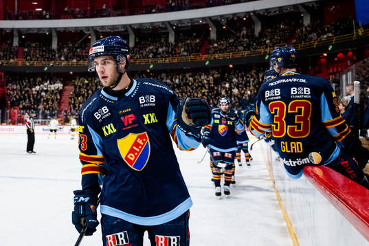 Djurgårdens Anton Gradin jublar