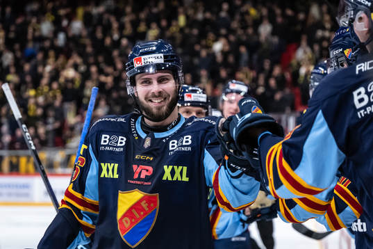 Djurgårdens Albin Grewe jublar