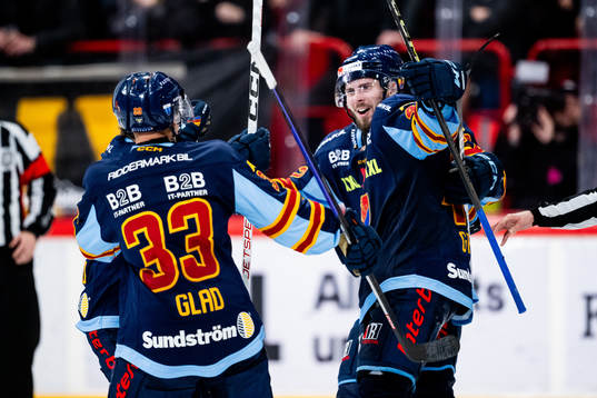 Djurgårdens Anton Gradin jublar