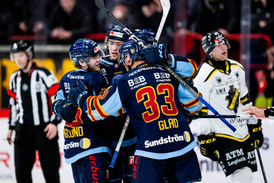 Djurgårdens spelare jublar
