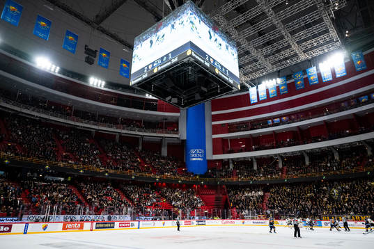 Interiör vy av Avicii Arena