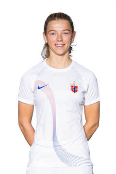 Justine Kielland of the Norwegian women's national football