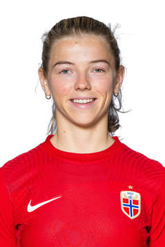 Justine Kielland of the Norwegian women's national football