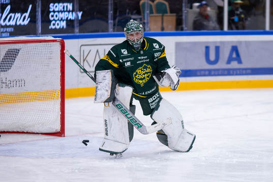 Björklövens målvakt Melker Lundqvist