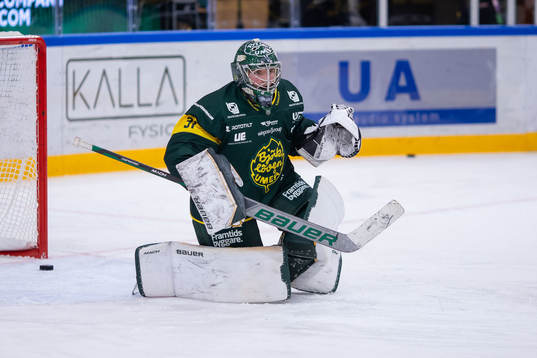 Björklövens målvakt Melker Lundqvist
