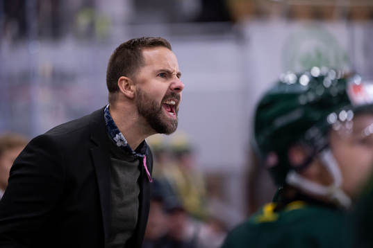 Björklövens tränare Viktor Stråhle