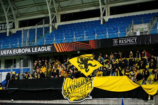 Spectators in the stands