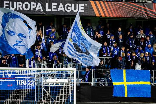 Spectators in the stands