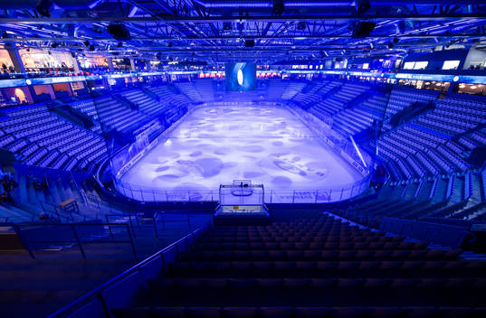Interiör vy från Vida Arena